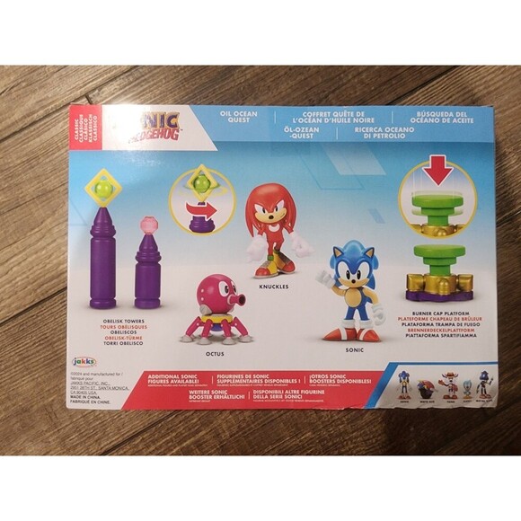 Sonic The Hedgehog Action Figures 2.5" Oil Ocean Diorama NEW - Picture 4 of 4